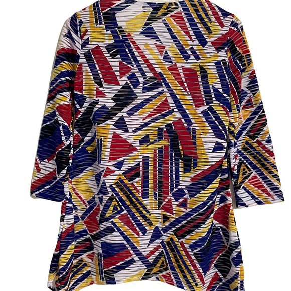 Travel Elements Women Sheer Pullover Blouse Top Cruise Beach - Picture 6 of 8